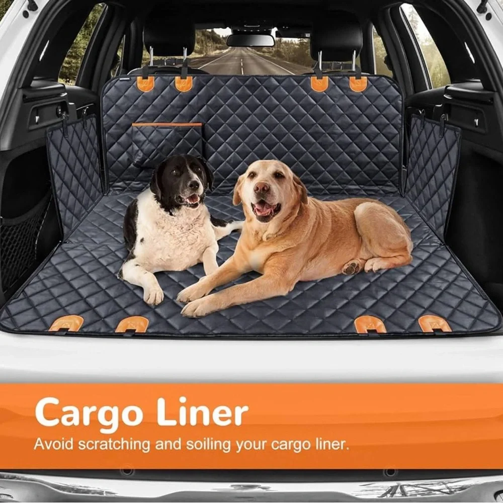 NWT- Dog Car Seat Cover with Straps